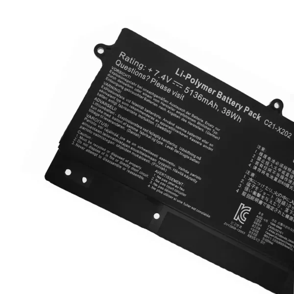 Bateria para notebook ASUS C21-X202 - Image 3