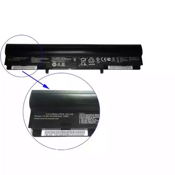 Bateria para notebook ASUS A42-U36,A41-U36,A32-U36