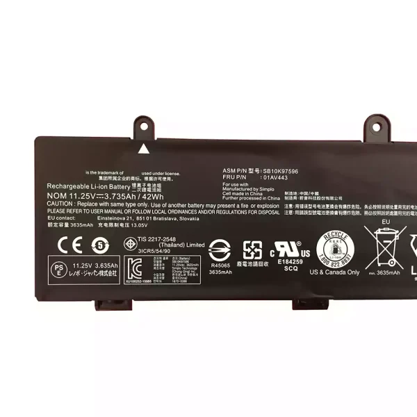 Bateria para notebook LENOVO SB10K97595,SB10K97596 - Image 3