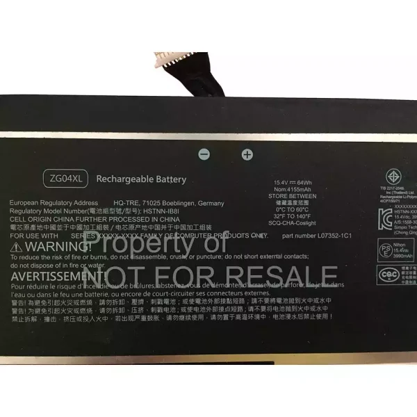 Bateria para notebook HP ZG04XL - Image 3