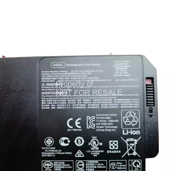 Bateria para notebook HP Zbook 17 G5 - Image 3