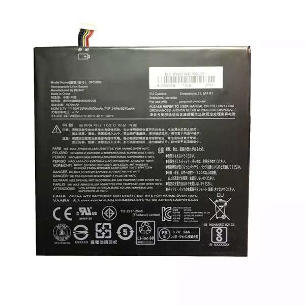 Bateria para notebook LENOVO 0813008