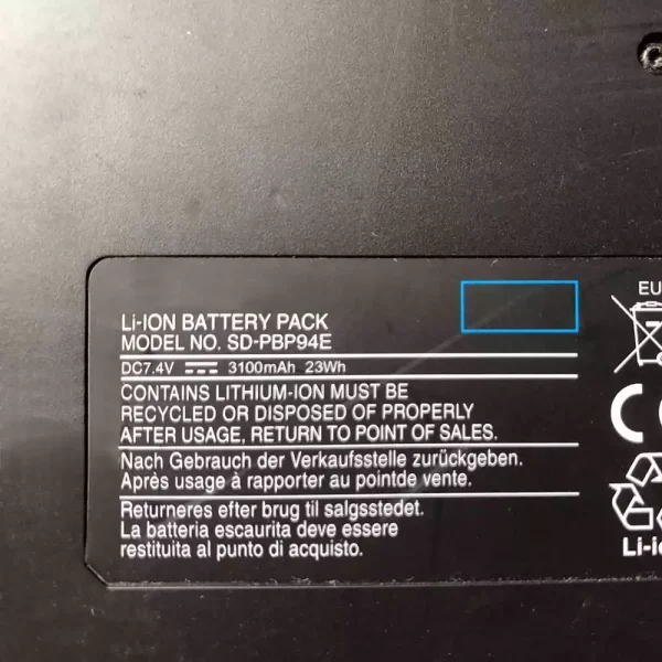 Bateria para notebook TOSHIBA SD-PBP94E - Image 3