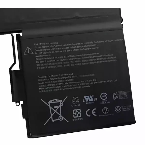 Bateria para notebook Microsoft Surface Book keyboard - Image 3