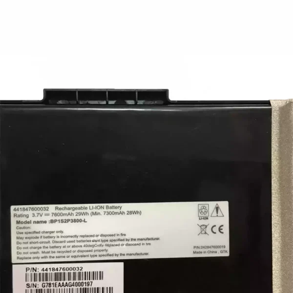 Bateria para notebook Getac Z710 - Image 3