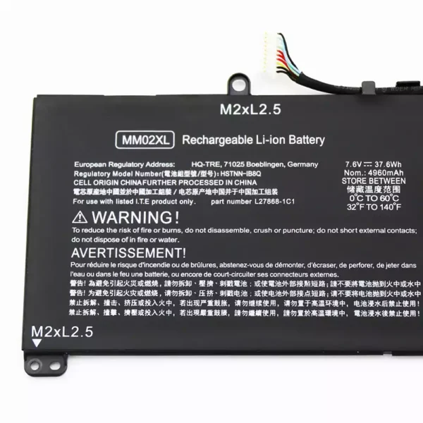 Bateria para notebook HP MM02XL - Image 3