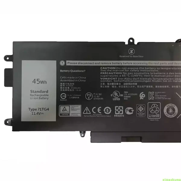 Bateria para notebook DELL Latitude 7390, Latitude 7390 2-in-1 - Image 3