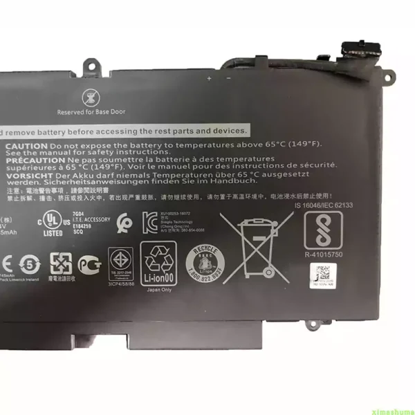 Bateria para notebook DELL Latitude 7390, Latitude 7390 2-in-1 - Image 4