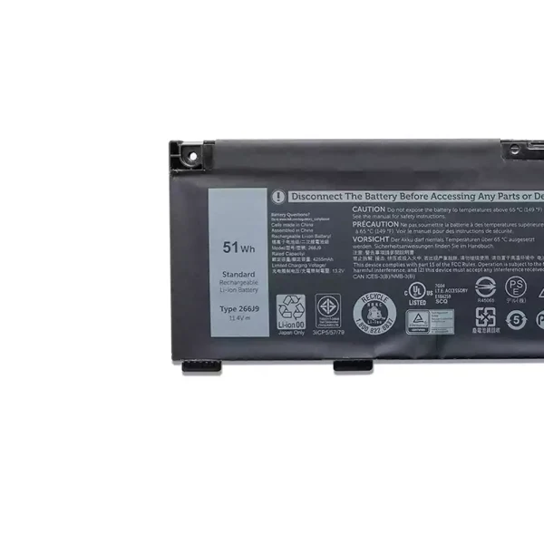 Bateria para notebook DELL Inspiron 15PR,Inspiron 15PR-1545W 1548BR 1645W 1648BR 1742BR 1742W 1748BR - Image 3
