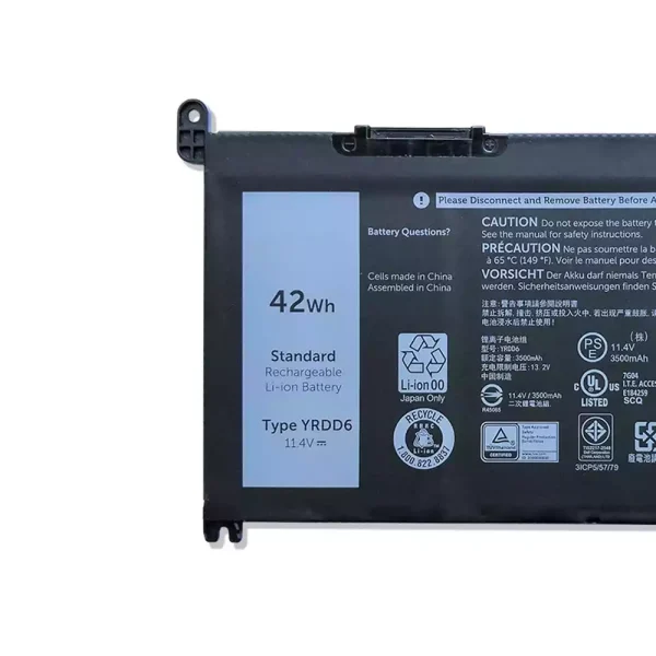 Bateria para notebook DELL YRDD6 - Image 3