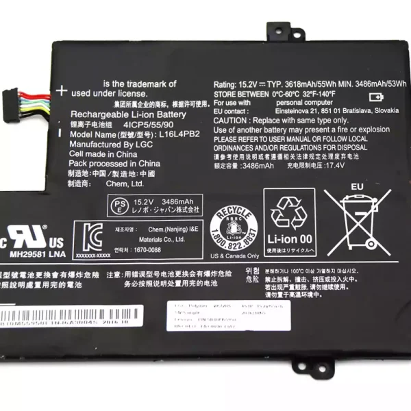 Bateria para notebook LENOVO L16L4PB2 L16M4PB2 L16C4PB2 - Image 3