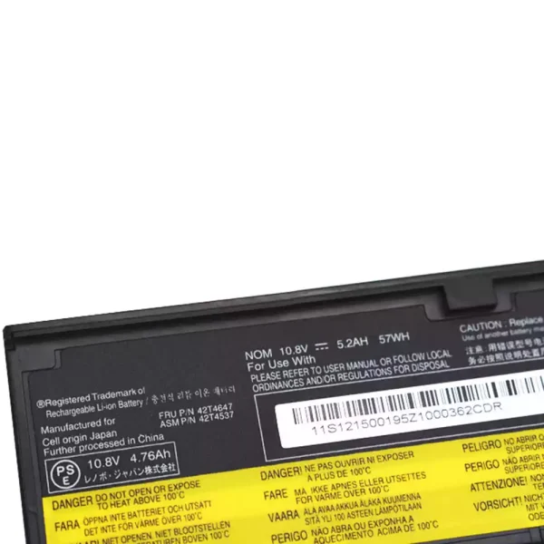 Bateria para notebook Lenovo ThinkPad X200 X200S X201 X201I X201S - Image 3