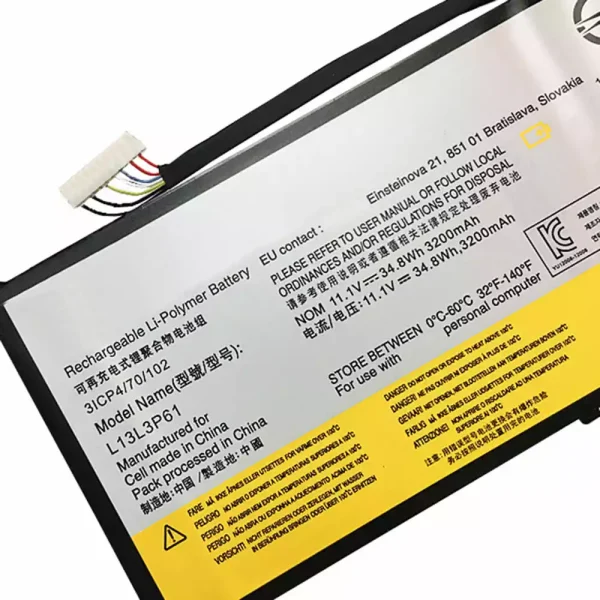 Bateria para notebook LENOVO L13L3P61 - Image 3