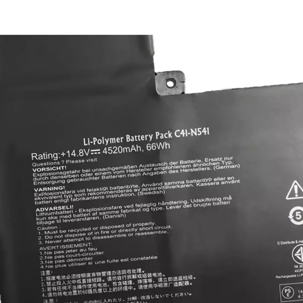 Bateria para notebook ASUS C41-N541 - Image 3