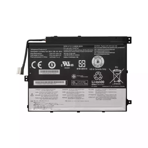 Bateria para notebook LENOVO Thinkpad Tablet 10 TP00064A