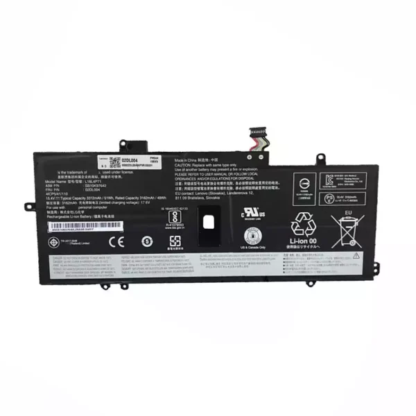 Bateria para notebook LENOVO Thinkpad X1C 2019 7th,Thinkpad X1C 2020 8th