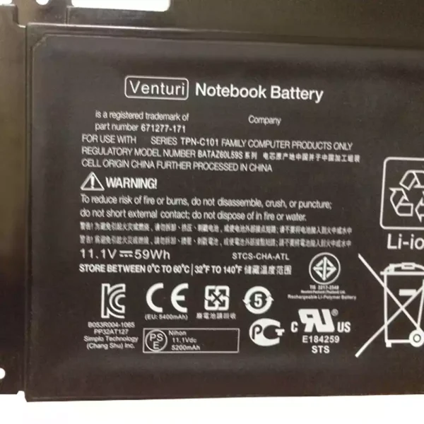 Bateria para notebook HP Folio 13T,13-1000 13-2000 - Image 3