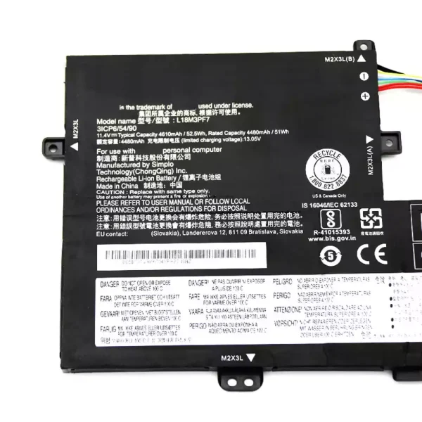 Bateria para notebook Lenovo L18C3PF7,L18M3PF7 - Image 3