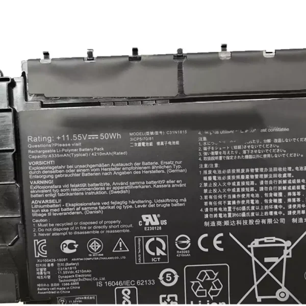 Bateria para notebook ASUS C31N1815 - Image 3