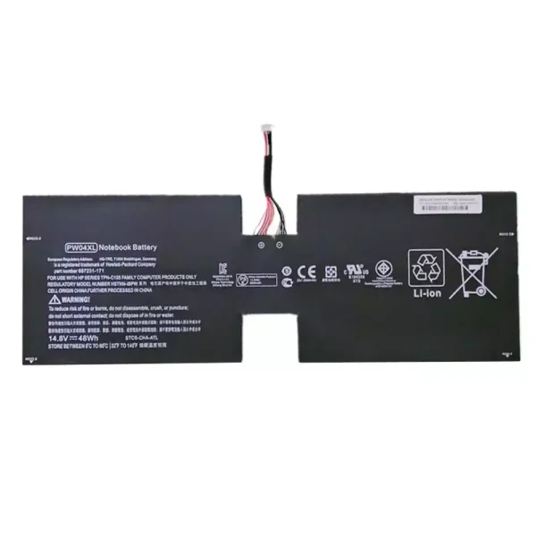 Bateria para notebook HP TouchSmart 15-4000eg,TouchSmart 15t-4000