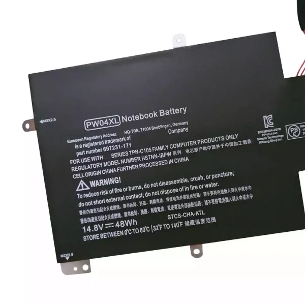 Bateria para notebook HP TouchSmart 15-4000eg,TouchSmart 15t-4000 - Image 3