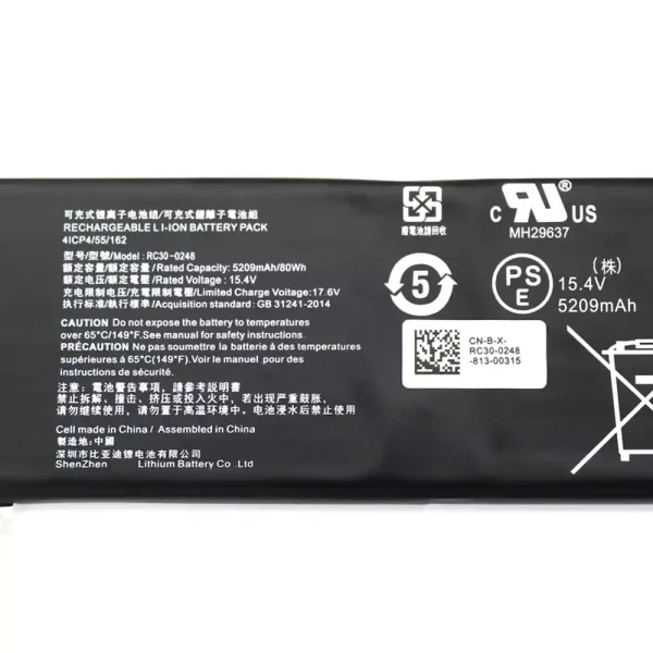 Bateria para notebook RAZER Blade 15 Advanced(2018,2019,2020) - Image 3