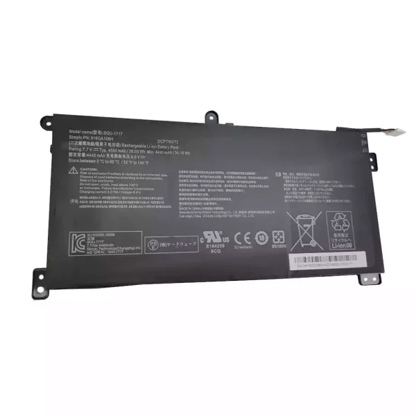 Bateria para notebook Hasee SIMPLO SQU-1717,916QA108H