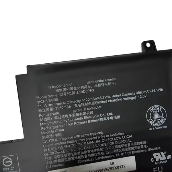 Bateria para notebook LENOVO L19D3PF3 - Image 2