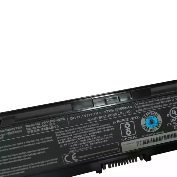 Bateria para notebook TOSHIBA PA5120U-1BRS PABAS275 - Image 3