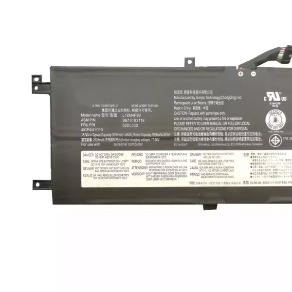 Bateria para notebook LENOVO ThinkPad L13 - Image 3