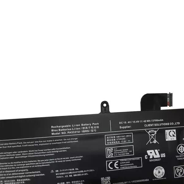 Bateria para notebook TOSHIBA PA5331U-1BRS - Image 3