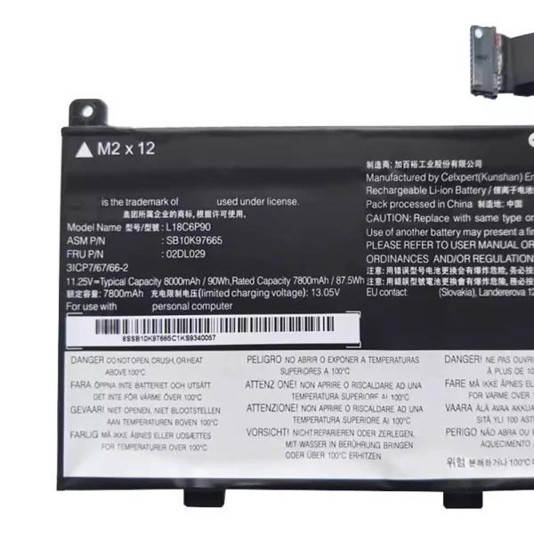 Bateria para notebook LENOVO ThinkPad P53 - Image 3