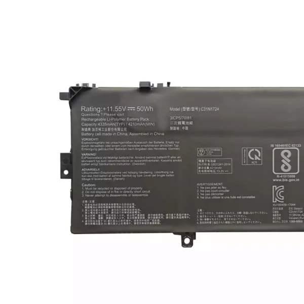Bateria para notebook ASUS C31N1724 - Image 3