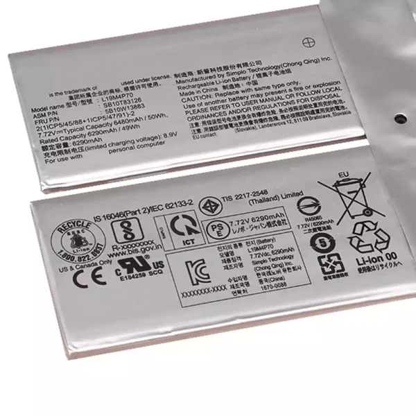 Bateria para notebook LENOVO L19M4P70,SB10T83126,5B10W13883 - Image 2