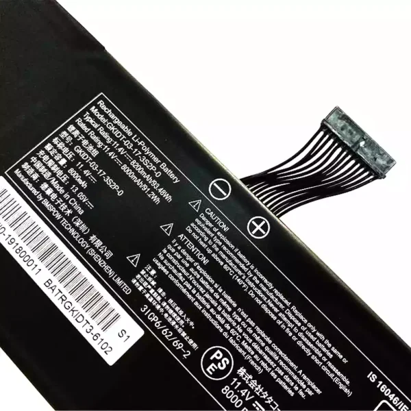 Bateria para notebook GETAC GKIDT-03-17-3S2P-0,GKIDT-03-13-3S2P-0 - Image 3