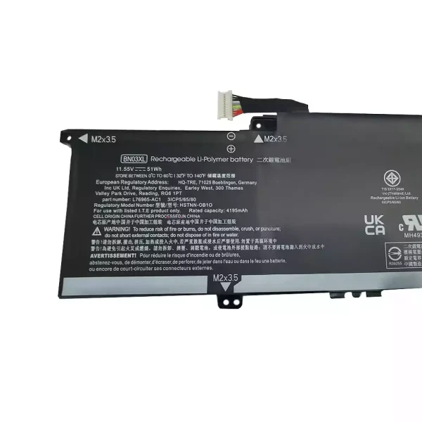 Bateria para notebook HP Envy x360 13-ay - Image 2
