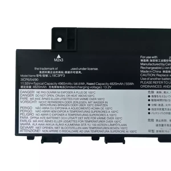 Bateria para notebook LENOVO L19M3PF3 L19C3PF3,L19M3PF4 - Image 3