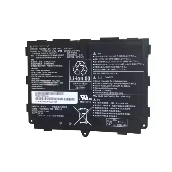 Bateria para notebook FUJITSU FPCBP557,FPB0345S,CP759904-03