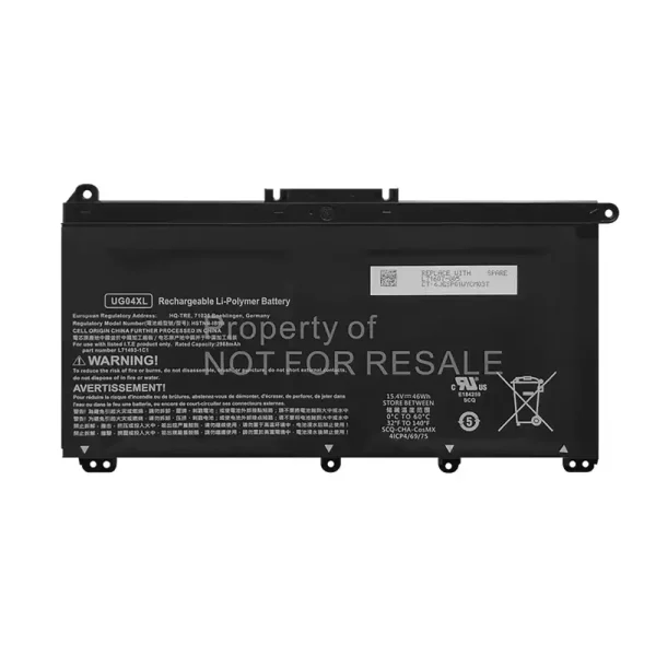 Bateria para notebook HP UG04XL