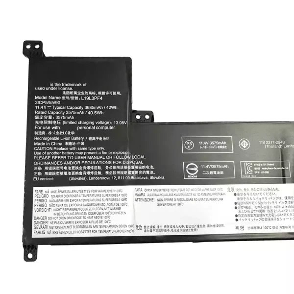Bateria para notebook LENOVO SB10W89837,5B10W89839 - Image 3