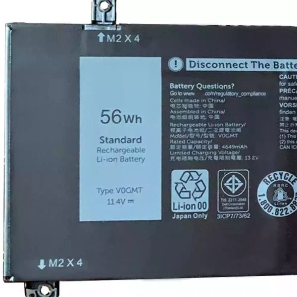 Bateria para notebook DELL V0GMT VOGMT - Image 3
