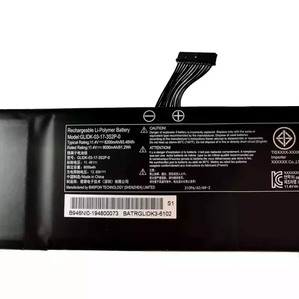 Bateria para notebook GETAC GLIDK-03-17-3S2P-0 - Image 2
