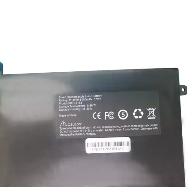 Bateria para notebook CT153,BYONE 53B BU53 CU53 Notebook 15 - Image 2