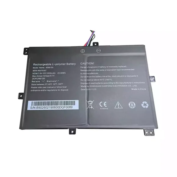 Bateria para notebook 4588105 40075307 40069191 MEDION MD63410 MD61266 S4401 S4402