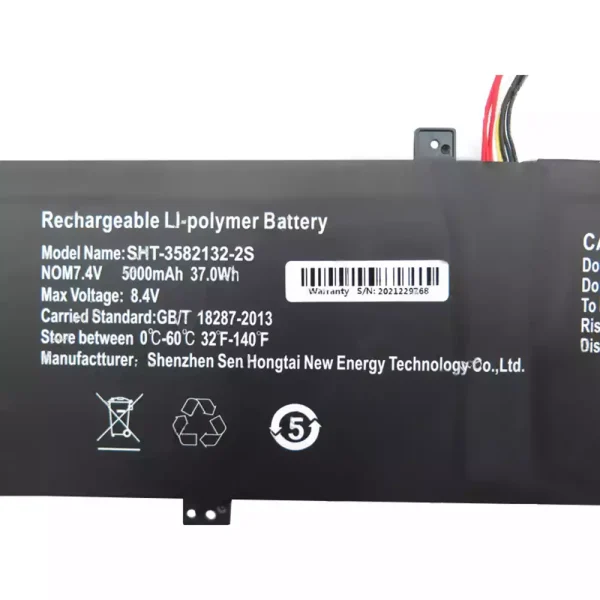 Bateria para notebook SHT-3582132-2S - Image 2
