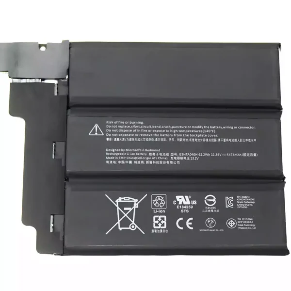 Bateria para notebook Microsoft Surface Book 2 1813 - Image 3