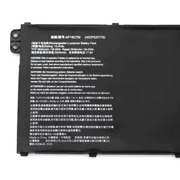 Bateria para notebook ACER Aspire 3 A317,SF514-54G SP513-54N SF313-52 SP513-54N - Image 3