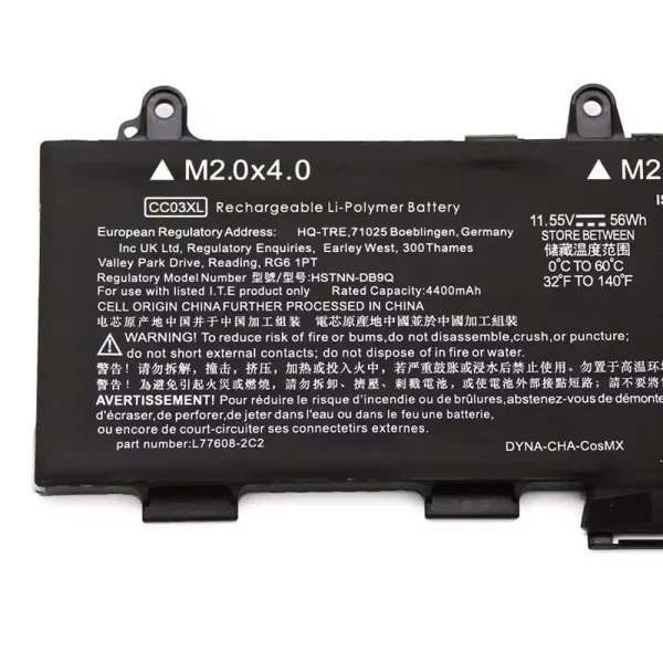 Bateria para notebook HP EliteBook 830 835 840 845 G7 - Image 3
