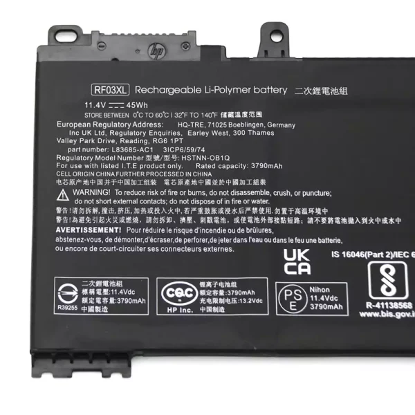 Bateria para notebook HP RF03XL - Image 3
