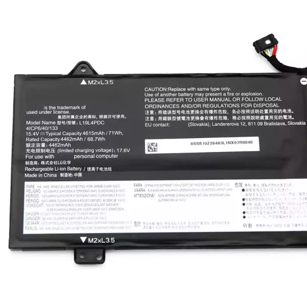 Bateria para notebook LENOVO Yoga 7-14ITL5 Yoga 7-15ITL5,C750-14ITL,Yoga 14cACN 2021 - Image 3
